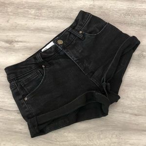 RSQ Jean Shorts Blk S 0/24